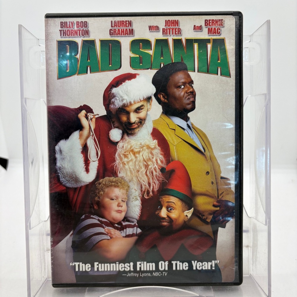 Bad Santa DVD Billy Bob Thornton Bernie Mac Widescreen Comedy Holiday Movie